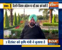 Top 9 news: Amarinder Singh urges farmers to shift protest to Burari ground