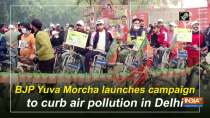BJP Yuva Morcha launches campaign to curb air pollution in Delhi