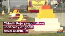 Chhath Puja preparations underway at ghats amid COVID-19