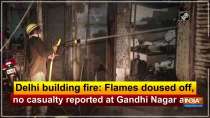 Delhi building fire: Flames doused off, no casualty reported at Gandhi Nagar area