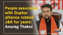 People associated with Gupkar alliance robbed J&K for years: Anurag Thakur