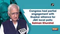 Congress had partial engagement with Gupkar alliance for J&K local polls: Salman Khurshid