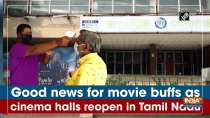 Good news for movie buffs as cinema halls reopen in Tamil Nadu