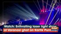 Watch: Enthralling laser light show at Varanasi ghat on Kartik Purnima