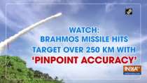Watch: BrahMos missile hits target over 250 km with 