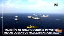 Watch: Warships of QUAD countries in Western Indian Ocean for Malabar Exercise 2020
