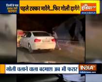 Road rage incident caught on camera in Ghaziabad; driver opens fire at biker
