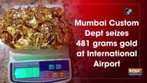 Mumbai Custom Dept seizes 481 grams gold at International Airport