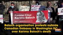 Baloch organisation protests outside Canadian Embassy in Washington, DC, over Karima Baloch