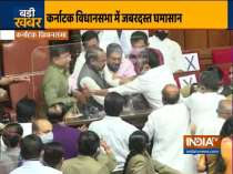  High voltage drama in Karnataka Legislative Council, Congress MLCs push deputy Chairman from seat