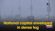 National capital enveloped in dense fog