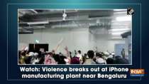 Watch: Violence breaks out at iPhone manufacturing plant near Bengaluru
