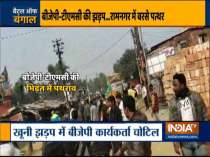 Trinamool Congress and Suvendu Adhikari’s supporters clash in Medinipur