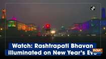 Watch: Rashtrapati Bhavan illuminated on New Year
