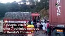 3 people killed after 7 vehicles collided in Kerala