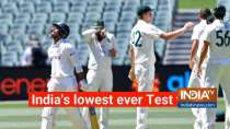 1st Test: India collapse to 36-all-out, register their lowest-ever Test score