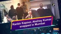 Ranbir Kapoor, Akshay Kumar snapped in Mumbai