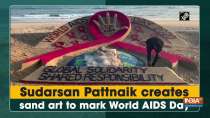 Sudarsan Pattnaik creates sand art to mark World AIDS Day