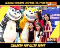 TV actors join their kids in the fun filled event for children