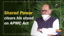 Sharad Pawar clears his stand on APMC Act