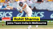 Rohit Sharma joins Team India in Melbourne