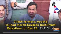 2 lakh farmers, youths to lead march towards Delhi from Rajasthan on Dec 26: RLP Chief