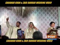 Actress Gauahar Khan got married to beau Zaid Darbar on December 25