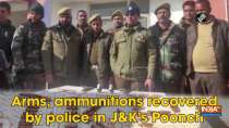 Arms, ammunitions recovered by police in J&K