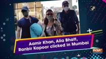 Aamir Khan, Alia Bhatt, Ranbir Kapoor clicked in Mumbai