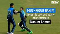 Mushfiqur Rahim loses his cool and almost hits teammate in Bangabandhu T20 Cup