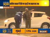 Police urge public to clear the road as night curfew takes effect from 10 pm in Delhi and Mumbai