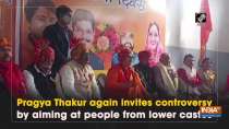 Pragya Thakur again invites controversy by aiming at people from lower castes