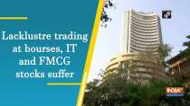 Lacklustre trading at bourses, IT and FMCG stocks suffer