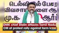 DMK chief Stalin attacks Tamil Nadu CM at protest rally against farm laws