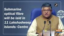 Submarine optical fibre will be laid in 11 Lakshadweep Islands: Centre