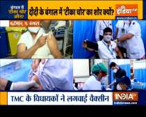 Kurukshetra: TMC leaders got vaccine shots, sparks controversy