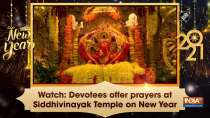 Watch: Devotees offer prayers at Siddhivinayak Temple on New Year