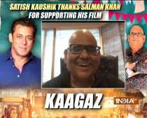 Actor Satish Kaushik thanks Salman Khan for supporting his film 