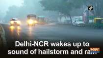Delhi-NCR wakes up to sound of hailstorm and rain