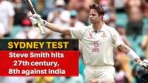 Sydney Test, Day 2: Steve Smith returns to form in style with 27th century