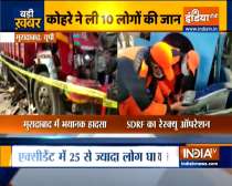 10 dead, 25 injured after bus-truck collision in UP