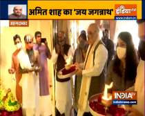 Amit Shah visits Shree Jagannathji Temple in Gujarat