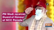 PM Modi receives Guard of Honour at NCC Parade