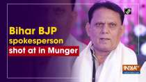 Bihar BJP spokesperson shot at in Munger