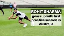 AUS vs IND: Rohit Sharma hits the nets ahead of Sydney Test