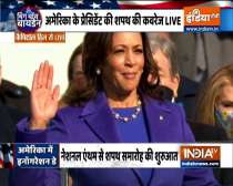 Kamala Harris sworn-in as the first female Vice President of the United States of America