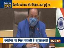 Union Health Minister Harsh Vardhan talks about dry run of Covid-19 vaccine on Jan 2