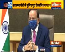 Union Health Minister Harsh Vardhan addresses media over Covid-19 vaccine
