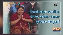 Sasikala walks free after four years in jail