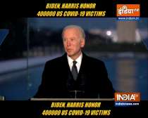 Biden, Harris honor 400,000 US COVID-19 victims